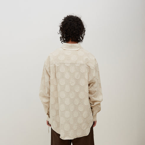 Vintage Jacquard Over Size Shirts